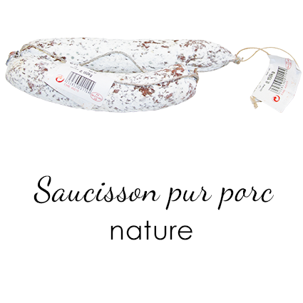 Saucisson sec  nature Fransal_Maison Giffaud