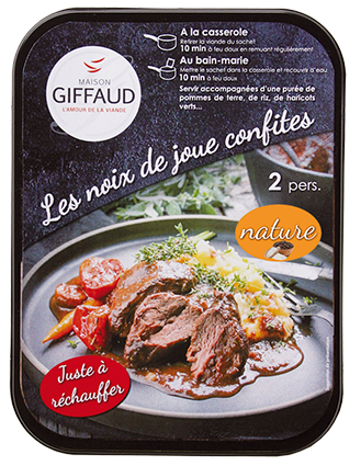 Noix de joue confites natures Maison Giffaud